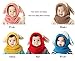 Baby Girls Boys Winter Knit Scarf Hat Warm Earflap Cap for Kids 6-36 Months
