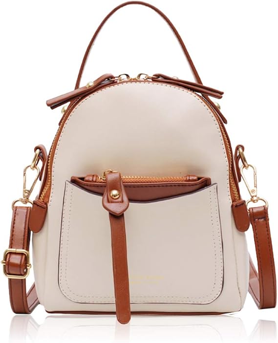 Amazon ビヘオ Bheo レディース ハンドバック Pu 3way ショルダーバッグ 小さめ かわいい オフホワイト Bheo ビヘオ ハンドバッグ