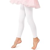 Stelle Girl's Footless Tights Ultra Soft Dance Tights for Ballet, Gymnastics, School (Toddler/Little Kid/Big Kid)