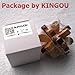 KINGOU Wooden Double Color Plum Lock Lilac Locks Logic Puzzle Burr Puzzles Brain Teaser Intellectual Assembly Toy