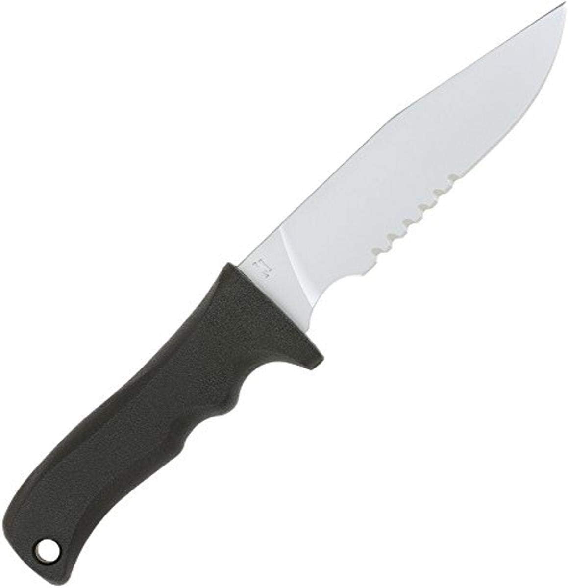 Maxpedition Medium Short Clip Point Fixed Blade Knife (Partially Serrated)