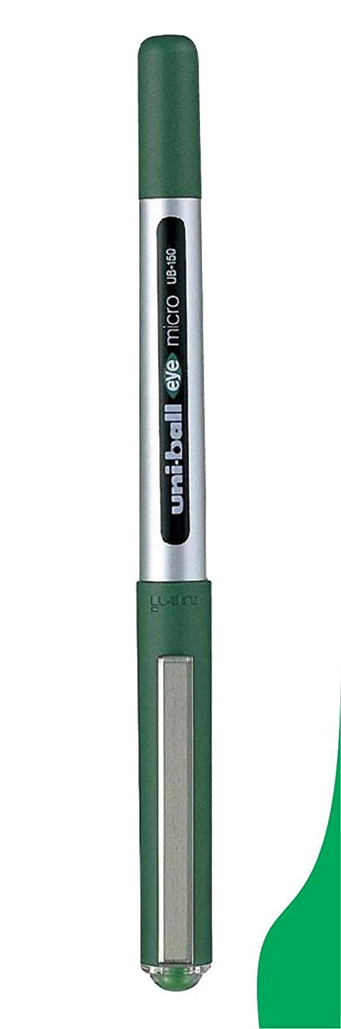 uni-ball 3 X Eye UB-150E Roller Ball Pen Micro (0.5mm) Green