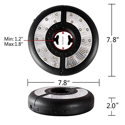 Baner Garden TD38 Patio Umbrella Light,Cordless 24 LED Night Lights,Umbrella Pole Light for Patio Umbrella or Outdoor Use (Black)