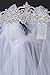 OLIVIA KOO Girls Cross First Communion Veil Tiara Crown