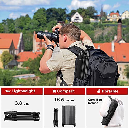 Tripod for Camera, 81" Camera Tripod Stand, 83 inches DSLR Tripods
