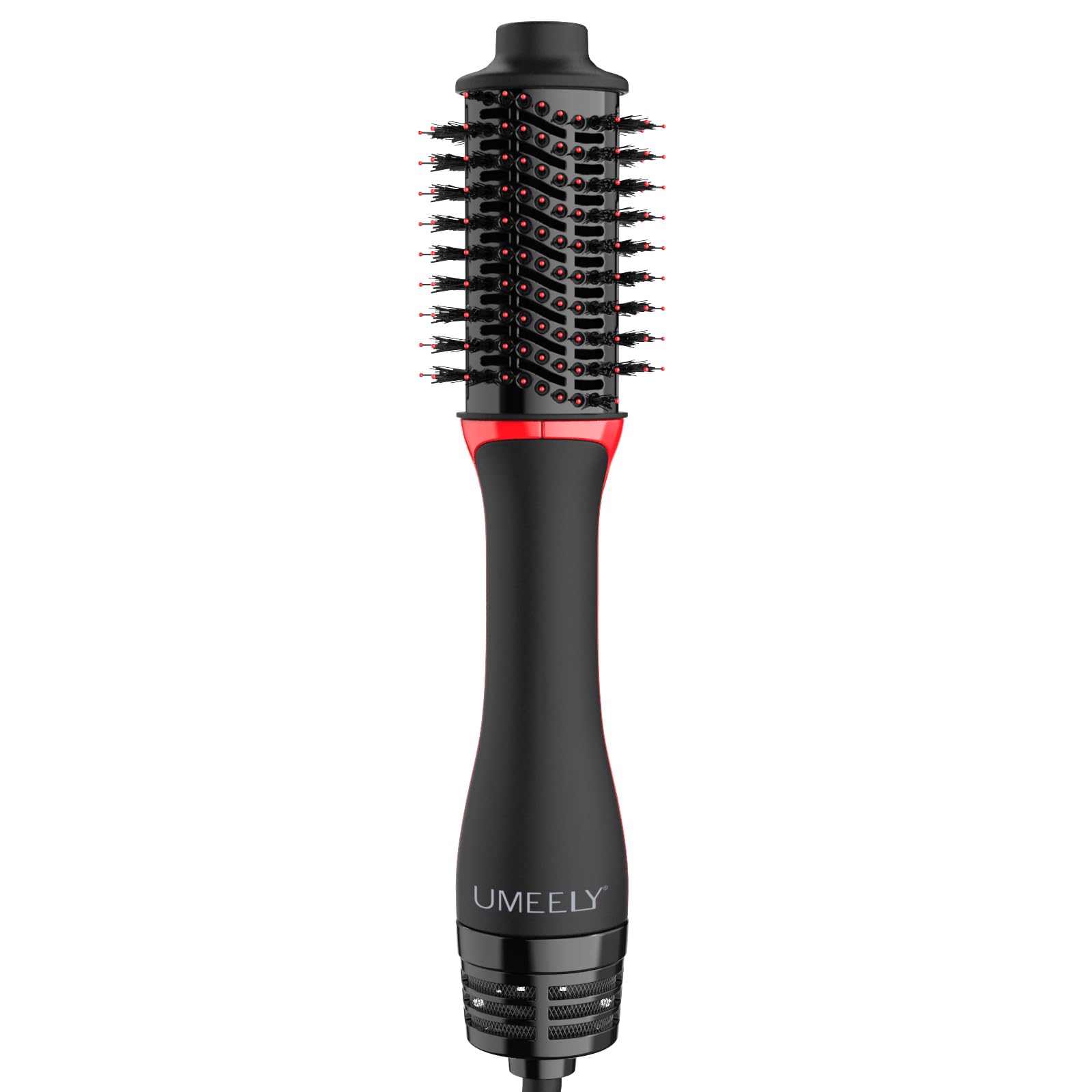 Photo 1 of Umeely Plus 2.0 Hair Dryer Brush Blow Dryer Brush in one, 2'' Oval Brush Head Ionic Hot Air Brush Styler Volumizer with Anti-Frizz Ceramic-Coated Titanium Barrel for Smooth and Shiny Blowout