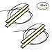 RioRand 4PCS Waterproof Aluminum High Power 6W 6000K Xenon Slim COB LED Daytime Running Light (White)