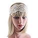Candygirl 4 Pack Lace Hairbands Elegent Women Headbands Elastic Hair head band tie Girls Hairbands Turban Headbands