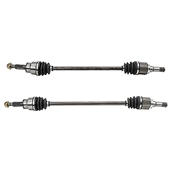 TRQ Rear CV Axle Shaft Assembly Set Compatible with