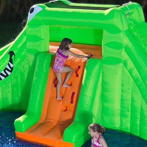 3 Blast+Zone+Crocodile+Inflatable+Slides