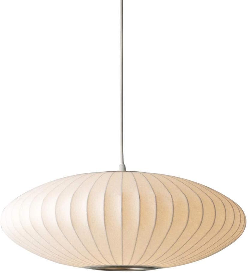 Lighting Ceiling Chandelier Light Pendant Light Designer George Nelson Bubble Saucer Single-Headed Lantern Flat Japanese Style Silkworm Cocoon