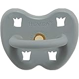 HEVEA Natural Rubber Pacifiers Cute Baby Colors All Food Grade and Plant Based, Completely bpa- and Plastic-Free, Soothing an