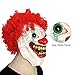 XIAO MO GU Latex Scary Devil Clown Mask For Halloween Party Cosplay Costumes Face Mask Adult