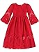 Bonny Billy Girl's Classy Embroidery Lace Maxi Flower Girl Dress