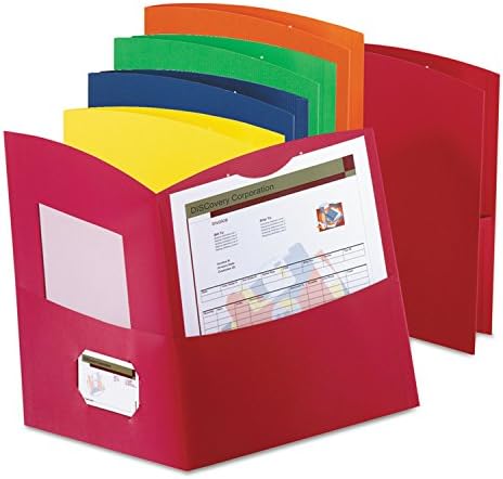OXF5062500 UNITED STATIONERS (OP) FOLDER,CNTOUR 2PKT 25,AST