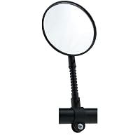 Specchietto Retrovisore Per Bici Rotante 360° - Materiale ABS, Adattabile A Manubri 17.4-22 Mm, Per City Bike, MTB, E-bike (2 Pezzi)