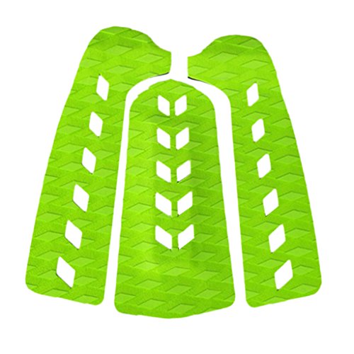 image for Prettyia 3Pcs Lightweight Surf Traction Pad EVA Surfboard Traction Pad