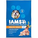 IAMS PROACTIVE HEALTH Adult Healthy Weight Dry Dog Food Chicken, 38.5 lb. Bag