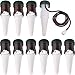 Hestya 10 Pack Plant Watering Stakes Automatic Devices Plant Self Drip Irrigation Slow Release Indoor Outdoor Terracotta Water Spikes for Potted Plants Flower (Black Base)