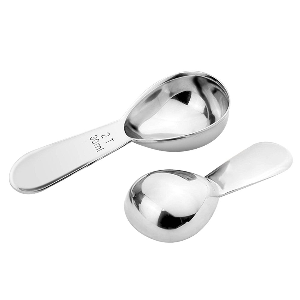 CatcherMy 2pcs Measuring Spoon Coffee Spoon, Stainless Steel Coffee