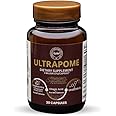 Rawleigh Ultrapome: 30 Capsules - Pomegranates + Live Cultures/Microbiome | Ellagitannins | Urolithin A for Cellular, Mitochondrial Health, Mitophagy, Energy Support | Vegetarians | GMO-Free