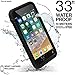 Catalyst Waterproof Case for iPhone 8 Plus,Compatible with iPhone 7 Plus, Shock Proof, Drop Proof, Slim, Stylish with Wrist Strap Lanyard (Black)