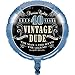 Vintage Dude 40th Birthday Party Decoration Bundle! 40th Birthday Celebration Decor Bundle Includes - Jointed Banner, Honeycomb Centerpiece, Balloons and Curling Ribbon!!