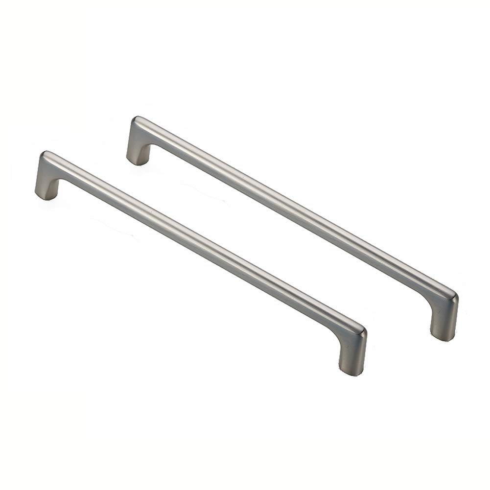 BOZONLI Zinc Alloy Cupboard Handles, Brushed Matte Kitchen Door Handles T Bar Handle Drawer Pulls Cupboard Knobs Cabinet Handles (224mm, 2 Pack)
