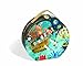Janod 36 Piece Pirate Ship Treasure Hunt Puzzle Toy – Mini Suitcase Styled Box for Organized Storage – Store Everything Inside and Transport Wherever You Go – Cognitive Development – Ages 4-7
