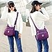 STUOYE Nylon Crossbody Bag for Women with Purse Bag Travel Shoulder handbags Black