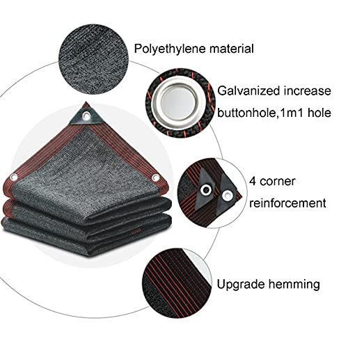 Sonnensegel Hua Sonnenschutznetze Im Freien, Verschlüsselte Sonnenschutzsegel, 100% Anti-Aging Und Langlebig, Patio… – Bild 4