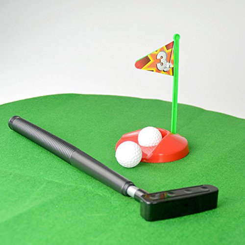 Toilet Golf - Moonmini Potty Putter Set Bathroom Game Mini Golf Set Golf Putting Novelty Set - Play Golf on the Toilet