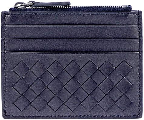 Amazon Bottega Veneta ボッテガヴェネタ 小銭入れ コインケース カードケース レザー メンズ レディース イントレチャート V001n 4014 ネイビー 並行輸入品 小銭入れ