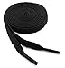OrthoStep Flat Athletic Black 48 inch Shoelaces 2 Pair Pack