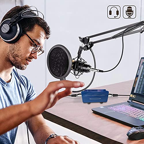 Dynamic Microphone Preamp Mic Activator for Shure SM7B /SM58 /55SH