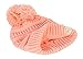 Gravity Threads Kids Warm Cable Knit Thick Soft Beanie w/Pom - Peach