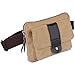 Fenarzo Unisex Fanny Pack Travel Waist Bag Hip Purse (B-Khaki)