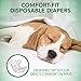 Vet's Best Comfort Fit Dog Diapers | Disposable Female Dog Diapers | Absorbent with Leak Proof Fit