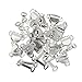 75 Pairs Sewing Hooks and Eyes Closure for Trousers, Skirts, Dress Sewing DIY Craft Supplies
