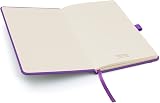 Notes London Eco A5 Notebook Purple - Lined Pages, Pen Loop, Pocket view 2