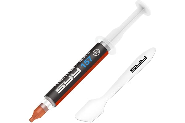 Thermal Paste, SYY 4G with Toolkit CPU Paste Thermal Compound Paste Heatsink for IC/Processor/CPU/All Coolers, Carbon Based H