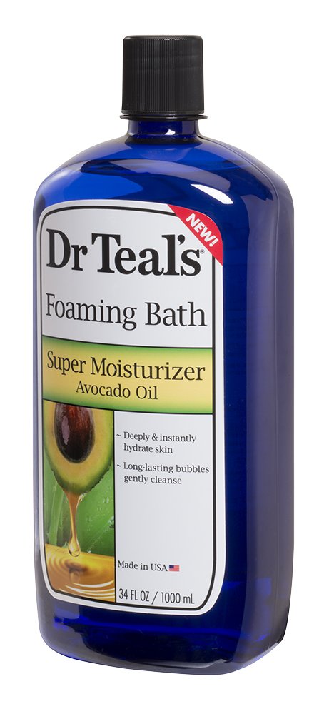 Dr Teal's Ultra Moisturizing Foaming Bath with Avocado Oil, 34 Fluid Ounce : Beauty