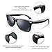 FEISEDY Great Classic Polarized Sunglasses Men Women HD Lens Black B1858
