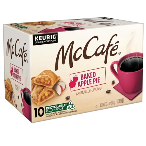 MCCAFE BAKED APPLE PIE COFFEE, KEURIG SINGLE SERVE K-CUP PODS, 60 COUNT, (6 PACKS OF 10)