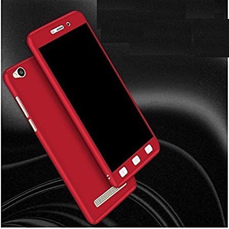 AccWorld ® 360 Degree Ipaky Full Body Protection Case Cover for Xiaomi MI Redmi 4A (Includes Front & Back Cover & Screen Guard) - Wine Red/Maroon