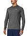 BALEAF Men's Long Sleeve Running Shirts Quick Dry Workout Shirts Athletic T-Shirts Lightweight Soft Fishing Tee Tops Grey Heather Size XL