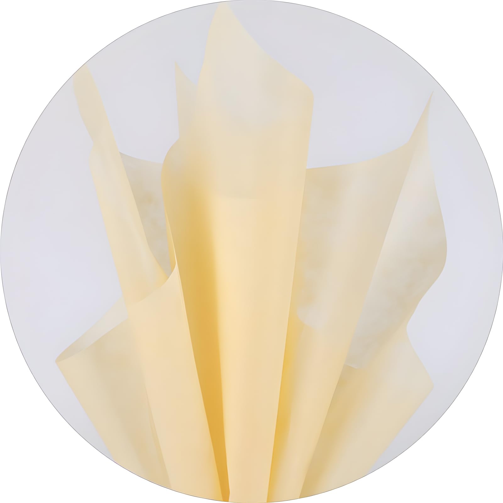 Photo 1 of MLSG 96 Sheet Tissue Flower Wrapping Paper Cotton Wrapping Flower Paper Withdrawable Lining Paper Non-woven Waterproof Floral Bouquet Wraps For Florist Packaging Arrangement (Light Yellow)