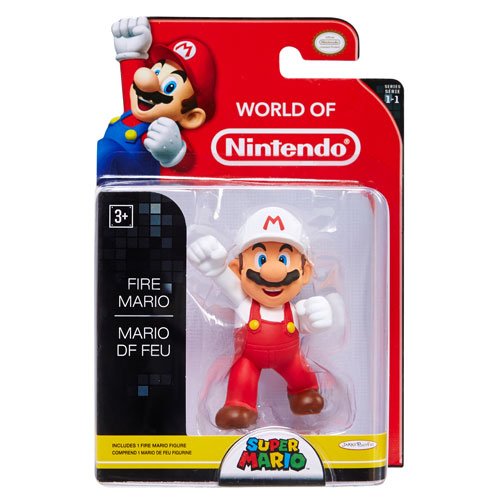 World of Nintendo 3" Fire Mario Figure (Series 1-1)