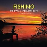 Fishing Mini Wall Calendar 2019: 16 Month Calendar by Paul Jenson