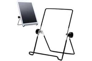 Nexuscribe Adjustable Foldable Plate Stand Easel 1 Pack Iron Display Holder for Plates Photos Cookbooks Picture Frame Tablet 